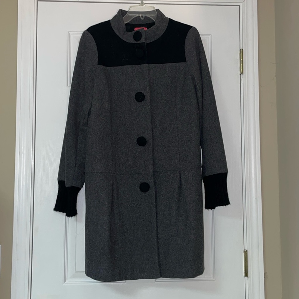 Lux Grey Wool Coat